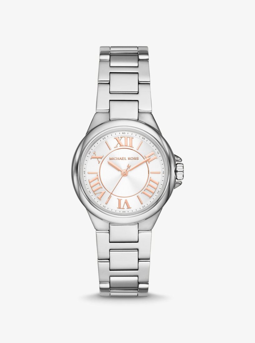 Silver-tone Michael Kors Mini Camille Silver-Tone Watch Femme Argent | 1524MZVRW
