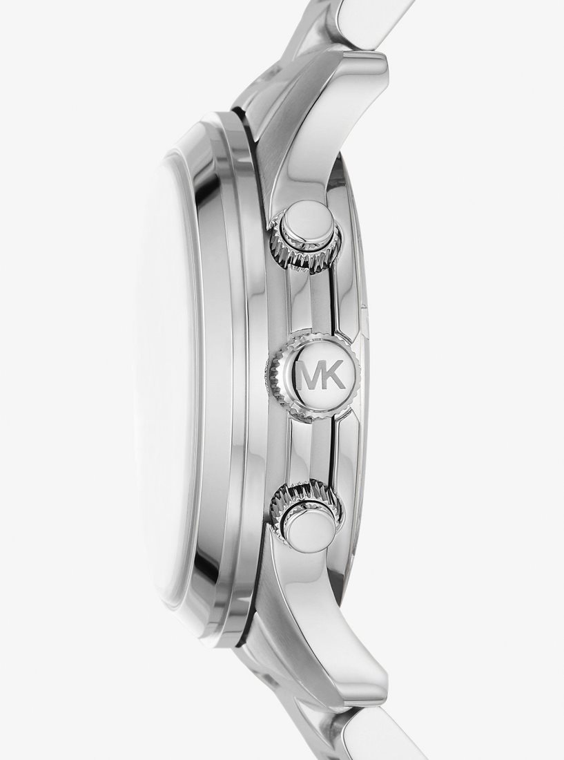 Silver-tone Michael Kors Runway Silver-Tone Watch Femme Argent | 3876KEPLW