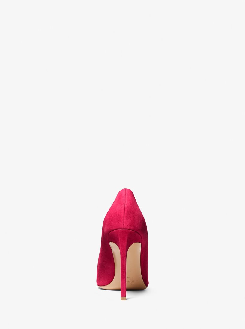 Talons Michael Kors Martine Suede Pump Femme Fuschia | 3072EUWJL