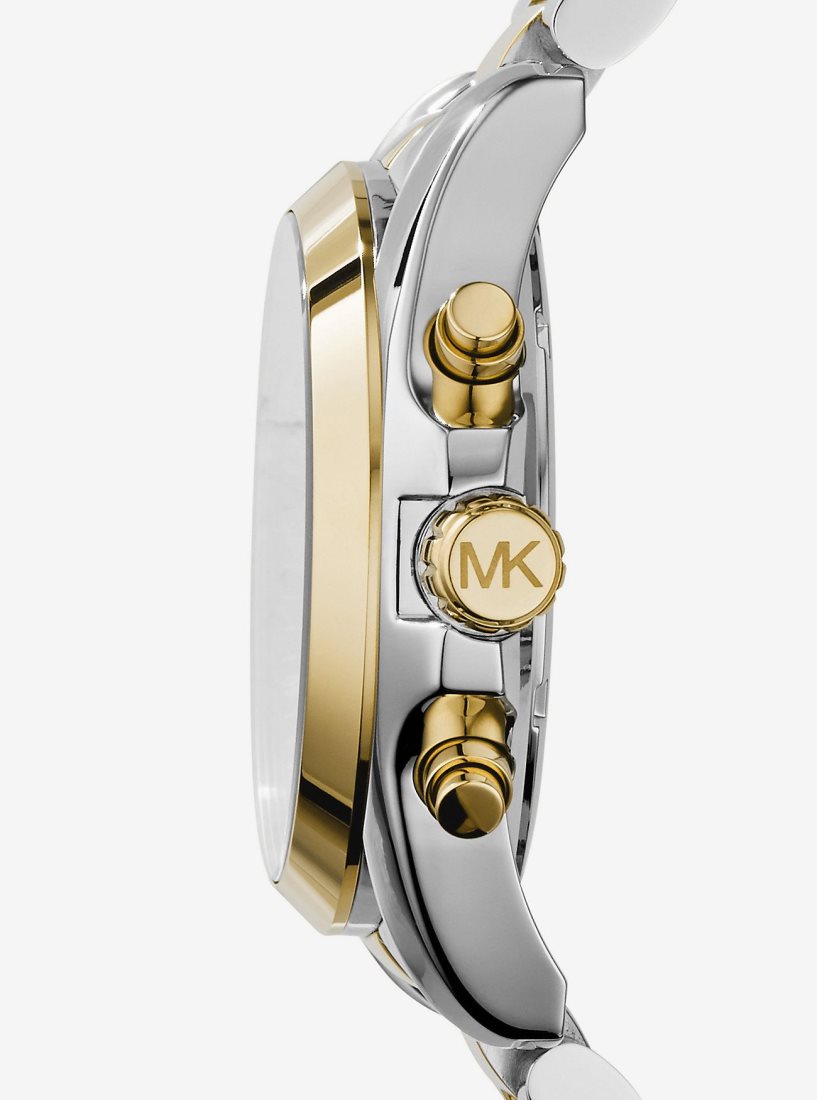 Two-tone Michael Kors Oversized Bradshaw Two-Tone Watch Homme Two Tone | 7435KSWUJ