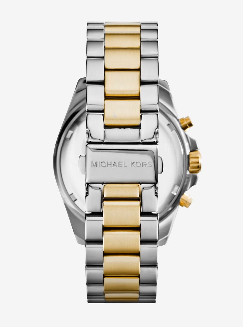 Two-tone Michael Kors Oversized Bradshaw Two-Tone Watch Homme Two Tone | 7435KSWUJ