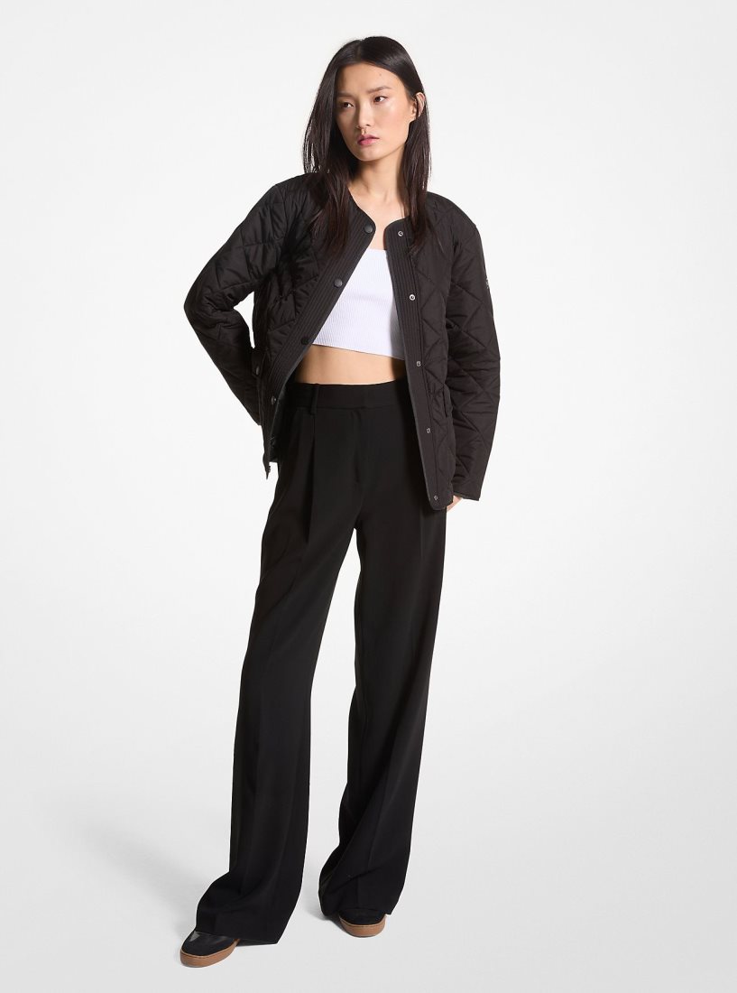 Vestes Michael Kors Quilted Field Jacket Femme Noir | 6193NRBQC